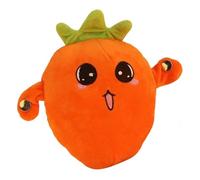 Interactive Music Plush Toy with Sounds, Fun & Playful Sound Interactive Toys for Sensory Activity Learning, Touch-Sensitive Fruit Shape Interactive Music Plush Toy, Parent-Child Play Fun (Carrot)