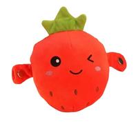 Interactive Music Plush Toy with Sounds, Fun & Playful Sound Interactive Toys for Sensory Activity Learning, Touch-Sensitive Fruit Shape Interactive Music Plush Toy, Parent-Child Play Fun (Strawberry)