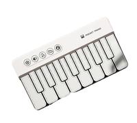 Interactive musical keyboard toy promotes creativity for ABS texture, improves cognitive development with portable music training tools