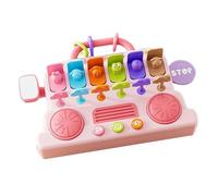 Interactive Musical Toy, Educational Piano Drum Set, Music Bus with Light Effects, Compact Instrument Kit, Rhythm Playset with Colorful Style, Learning Gift for Preschool and Travel
