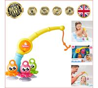 Interactive Octopal Fishing Bath Toy Set for Toddlers - Safe & Engaging