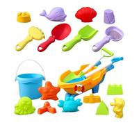 Interactive Outdoor Beach Toys, Comprehensive Sand-Play Set for Summer Vacation, Travel-Friendly Equipment for Backyard and Park, Activity Kit for Playground Adventures