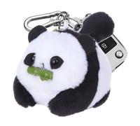 Interactive Panda Plush - Soft Stuffed Toy Keychain, Cute Cartoon Mini Doll, Adorable Cuddly Plushy Gift | Christmas Animal Toy For Kids Boys Girls Children Birthday Present Holiday Surprise