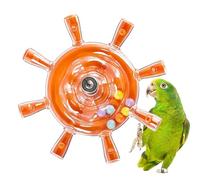 Interactive Parakeet Toys | Rotating Small Chewing Exercise Wheel Rattle - Cage Parrot Spinner Toy,for Cockatiels Budgies Conures Parrot Exercise Enrichment Enjoyment