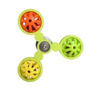 Interactive Parrot Toy Chewable Bell Ball with Spinner Spiritual Stimulation and Beak Exercise Colorful Tortoise Bell Ball