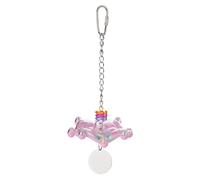Interactive Parrot Toy with Rattle Spinner - Cage Nibble Rack for Fun and Fun, Auditory Rotation Station | Da Ta Exercise Accessory