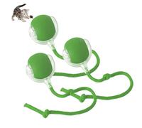 Interactive Pet Ball Toy with Automatic Motion, 3 Play Modes & Type-C Charging, Red/Green/Grey (Green)