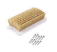 Interactive Pet Grooming Toy - 2-in-1 Soothing Massager, Enriching Self-Care Accessories, Durable, Pet-Safe Material with Gentle Bristle Massage, Ideal Relief from Boredom