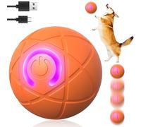Interactive Pet Toy Automatic Rolling Ball - 2025 New Vibrating Dog Ball with LED Light & Smart Motion Sensors | Rechargeable Washable Electronic Dog Toy for Indoor/Outdoor Play, Suitable for Dogs (B)