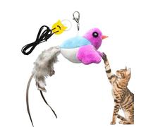 Interactive Pet Toy | Cat Toy Sound - Cat Toy Entertainment, Realistic Bird-Shaped Pet Toys, Portable Kitten Toys for Door Frames, Roofs, Versatile Cute Bird Toys with Sound for Home, Cage