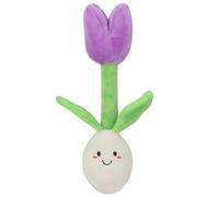 Interactive Pet Toy with Sounds - Dog Toy with Treat Dispenser, Funny Chew Plush Toy in Flower Shape | Squeaky Puzzle Toy for Puppies