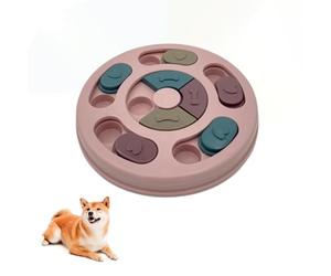 Interactive Pet Treat Dispenser - Slow Feeder, Brain Game, Puzzle, Improve IQ, Digestion, Reflexes, Train Body & Mind, Cats, Dogs, Pets, Amusing Colours, Intuitive Clever Design Bowl, 14 Treat Pockets