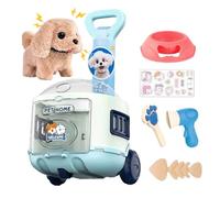 Interactive Pet,Walking Talking Animal Interactive - Realistic Animal Stuffed Figures for Toddler Pretend Play Baby Girls Boys Birthday Kids Learning Fun