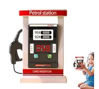 Interactive Petrol Station Toy with Sounds & Lights | Realistic Role Play Set with Pump, Nozzle | Educational DIY Assembly Model for Kids 3+ | Sparks Imagination & Parent-Child Play