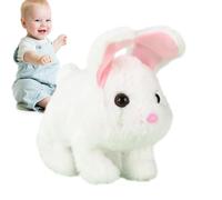 Interactive Pets for Kids,Educational Walking Bunny with Sound | Interactive Rabbit,for Girl Boys Kids Easter Christmas Birthday
