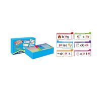 Interactive Phonics Cards Flipped Book Set for Kids Featuring Word Families and Colorful Color to Stimulate Learning Phonics Flipped Cards