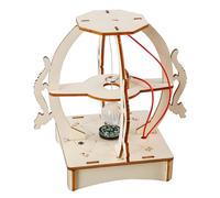 Interactive Physics Experiment Wood Earthquakes Alarm Construction Set Learning Science Project Class Educational Toy Earthquakes Alarm Seismic Detector