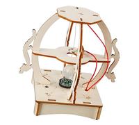 Interactive Physics Experiment Wood Earthquakes Alarm Construction Set Learning Science Project Class Educational Toy Physics Demonstration Equipment