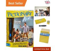 Interactive Pictionary Air Game - 2 Teams, 112 Clue Cards, Fun for All Ages