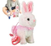 Interactive Plush Bunny | Walking Rabbit Easter Toy | Dear Bunny Electronic Pet - For Children Boys Home Travel Nursery Indoor Living Room Bedroom Birthday