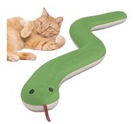 Interactive Plush Cat Toy, Plush Toy Snake for Cat - Interactive Pet Kitten Toy, Plush Snake Shape, Realistic Animal Figure, Flexible for Bored Cat Drawing and Playing