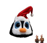 Interactive Plush Christmas Character Hat, Electric Christmas Hat, Plush Santa Caps, Electric Music Swinging Xmas Hats, Funny Xmas Headwear, Novelty Holiday Hats Party Props For Adults & Kids (A)