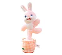 Interactive Plush Dance Toy - Adorable Educational Animal Shaped Cow Toy | Electric Rabbit Cow Plush Figures, Talking Animal For, 12x36cm