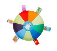 Interactive Plush Dog Flying Discus Funny Rainbow Plush Flying Discus Indoor and Outdoor Play Time Dog Fetch Toy