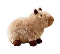 Interactive Plush Dog Toy, Capybara Squeaker Stuffed Animal, 10 Inch Chew with Built in Squeaker, Soft Fabric Pet Toy, Puppy Toys with Cute Design, Dog Toys for Small Medium Large Breeds