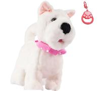 Interactive Plush Dog Toy - Leash Remote Control, Smart Touch Response, Speak & Sing Functions, Soft Durable Design for Kids #C