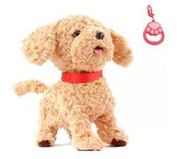 Interactive Plush Dog Toy - Leash Remote Control, Smart Touch Response, Speak & Sing Functions, Soft Durable Design for Kids #A