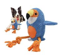 Interactive Plush Dog Toy, Plush Parrot Dog Toy | Parrot Teething Food Dispenser, Puppy Toys | Chew Teething Toy for Chi