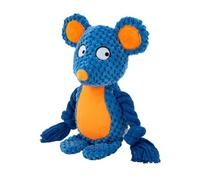 Interactive Plush Dog Toy with Chewing Cotton Rope, Fun to Pull Teeth and Chew Isolation Stress Relief