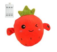 Interactive Plush Toy,Educational Touch Sensitive Decoration - Musical Fruit Plush Doll Toy,for Boys Girls Preschoolers Girlfriend Living Room Bedroom School Party
