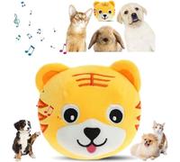 Interactive Plush Toy -Squeaky Interactive Plush Dog Toy with Realistic Movements & Voice Sounds for The Ultimate Playtime, Talking Pet Toy for Dogs (Tiger)