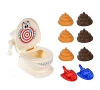 .Interactive Poop Shooting Game Funny Shoot Poop Game Plastic Prank Toys for Kids & Adults TOYS_AND_GAMES