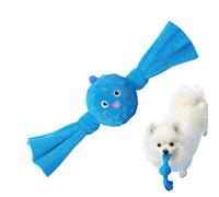 Interactive Puppy Doll, Dog Squeak Teething Toy, Tough Internal Speaker Sound Maker, Enrichment Stress Relief Biting Companion, High Contrast Fabric, Reinforced Double Layer Stitching for Home Mental