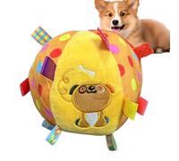 Interactive Puppy Toys Interactive Squeaky Soft Plush Ball with Straps