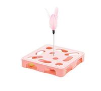 Interactive Puzzle Box Funny Bell Maze Box Exercise Toy with Balls Toy Kitten Detachable Track Ball and