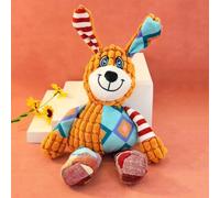 Interactive Queaky Plush Dog Toy - Durable Plush Puppy Chew Toys with Bite-Proof Design, Fun Stress Relief & Boredom Buster for Small Medium Large Dogs, Cute Animal Stuff Toy for Playtime (Dog)