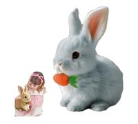 Interactive Rabbit Toy, Bouncing Rabbit, Rabbit Cuddly Toy, Small, Bouncing Rabbit, Rabbit Cuddly Toy, Small, Can Walk and Speak for Easter, Christmas Day Gifts