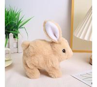 Interactive Rabbit Toy, Robot Plush Bunny with Sounds & Movements, Walking & Talking Electronic Pet Rabbit, for Boys Girls Indoor Play Activities Color D