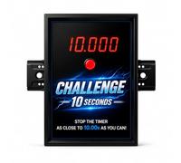 Interactive Reaction Timer Game Machine, Digital Arcade Game for Parties | Interactive 10-Second Reaction Timer Game, Customizable Challenge Modes for Fun Events, Parties, and Commercial Entertainment