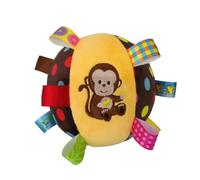 Interactive Retrieval Toys Funny Elasticity Chew Toys with Straps | Squeaky Soft St￭ Plush Ball Built-In Bell for Small to Large Dog Indoor Outdoor Playing