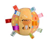 Interactive Retrieval Toys Funny Elasticity Chew Toys with Straps | Squeaky Soft St￭ Plush Ball Built-In Bell for Small to Large Dog Indoor Outdoor Playing