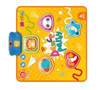 Interactive rhythm dance floor mat for kids featuring various music tracks and sensory motor skills development portable play