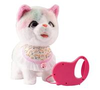 Interactive Robot Dog & Cat - Smart Walking & Barking Robotic Pet with Remote & Voice Control, Touch Sensing & Realistic Sounds, Soft Plush Electronic Companion Toy