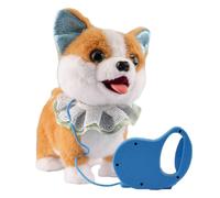 Interactive Robot Dog & Cat - Smart Walking & Barking Robotic Pet with Remote & Voice Control, Touch Sensing & Realistic Sounds, Soft Plush Electronic Companion Toy
