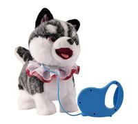 Interactive Robot Dog & Cat - Smart Walking & Barking Robotic Pet with Remote & Voice Control, Touch Sensing & Realistic Sounds, Soft Plush Electronic Companion Toy