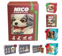 Interactive Robot Dog - Realistic Robotic Puppy Toy: Walking, Barking, Tail Wagging, Sitting & Running. AI Electronic Pet for Kids & Adults. 2025 Model, Powered by Batteries (Brown).